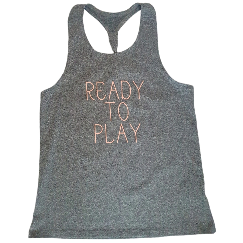 Actif Performance Girl's "Ready to Play" Tank Top. Sz M (10-12).
